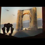 Powamo Landscape Concept Art. Concept Art project by Eduard C. Radu - 04.05.2021