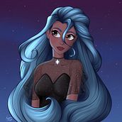 Star Girl. Digital Illustration project by Dani O - 04.05.2021