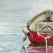 I love Boats. Watercolor Painting project by Chloe Woods - 04.05.2021