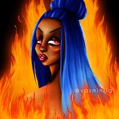 Queen Soyer - OC Personal Project. Digital Drawing, Character Design, and Traditional illustration project by Yasmin Gonçalves - 04.05.2021