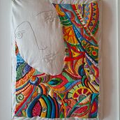 Carafuera. Embroider project by Macarena Gillet Infante - 04.05.2021