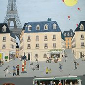 J'adore Paris . Ilustrasi Anak-Anak proyek oleh Sandra Escribano Bourgoin - 04.05.2021