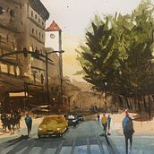My project . Acr, lic Painting, and Watercolor Painting project by ccarwile - 04.05.2021