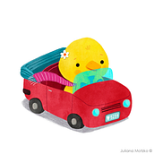 Cute Animals Characters. Character Design, Traditional illustration, Digital Illustration, and Children's Illustration project by Juliana Motzko - 04.05.2021