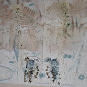 Mi Proyecto del curso: Impresión botánica en textil y papel. Arts, Crafts, Fashion Design, DIY, Textile D, and eing project by danielablacona - 04.05.2021