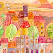 Las siete vidas de los gatos. Un proyecto de Ilustración tradicional e Ilustración infantil de Adriana Isabel Figueroa Mañas - 05.04.2021