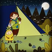 Meu projeto do curso: Criação de personagens para histórias infantis com Procreate. Un progetto di Illustrazione tradizionale, Illustrazione digitale e Illustrazione infantile di Andreia Bilhota - 06.04.2021