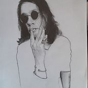 Uno de los dibujos que realicé después de este curso . % Gisela Castro tarafından hazırlanan Geleneksel illüstras, on, Güzel sanatlar, Eskiz çizimi, Kalem Çizimi, Çizim, Portre Çizimi, Gerçekçi Çizim, Sanatsal Çizim, Ve Şekil Çizimi projesi - 04.06.2021