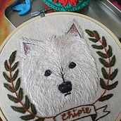 Mi Proyecto del curso: Needle painting para principiantes. Een project van Borduurwerk van addhego - 06.04.2021