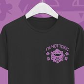 CAMISETA POKEMON "I'M NOT TOXIC". Traditional illustration project by Santiago Navarrete - 04.06.2021