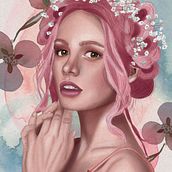 Mi Proyecto del curso: Retrato ilustrado con Procreate. Un projet de Illustration traditionnelle de taniaarcusa - 06.04.2021