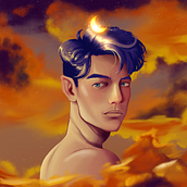 Meu projeto do curso: Iluminação e cor para retratos digitais no Photoshop. Traditional illustration, Digital Illustration, and Digital Painting project by Cassam Bitar - 04.05.2021