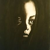 My final project in Artistic Charcoal Portraiture: Creating Atmosphere course. Desenho projeto de oliveo - 17.04.2021