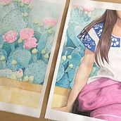 México - acuarela. Un projet de Illustration traditionnelle de Daniela Lopez - 06.04.2021