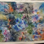 My project in Modern Watercolor Techniques course. Watercolor Painting project by Julia Zi - 04.06.2021