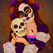 Día de Muertos. Digital Illustration project by Mario Hernández - 04.06.2021