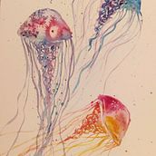 watercolor techniques. Un progetto di Pittura ad acquerello di Pia Degn - 07.04.2021