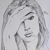 My project in Introduction to Portraits with India Ink and Nibs course . % Leila Oceane tarafından hazırlanan Sanatsal Çizim, Mürekkep İllüstras, Ve onu projesi - 04.07.2021