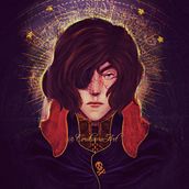 Captain Harlock. Pintura digital projeto de Cory Hernandez - 25.07.2019