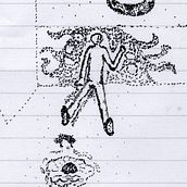 Hoja de Anotador: Dos Dibujos y Dos Escritos. Drawing, Artistic Drawing, Traditional illustration, and Naturalistic Illustration project by León Sebastián Kraft - 04.07.2021