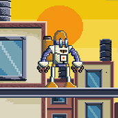 Mi Proyecto del curso: Introducción al diseño de personajes en pixel art Ein Projekt aus dem Bereich Digitale Zeichnung von davidnio2010 - 07.04.2021