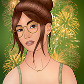 Mi Proyecto del curso: Retrato de personajes femeninos con Procreate. Digital Drawing project by Alma Morant - 11.07.2020