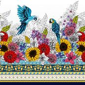 Primavera - DNA Criativo. Printing, Traditional illustration, and Pattern Design project by Analy Bertazzo - 04.07.2021