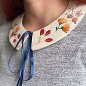Cuellos bordados. Arts, Crafts, and Embroider project by Laura Jaramillo Acosta - 04.07.2021