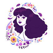 Meu projeto do curso: Retrato ilustrado com elementos botânicos Ein Projekt aus dem Bereich Porträtzeichnung, Digitale Zeichnung und Traditionelle Illustration von Fernanda Lima - 07.04.2021
