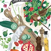 My project in Illustrated Recipes: Making Delicious Art course. Un progetto di Illustrazione vettoriale di malvina_movchan - 30.04.2021