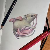 Il mio progetto del corso: Illustrazione surrealista ispirata alla natura. Drawing, Pencil Drawing, Artistic Drawing, Realistic Drawing, Traditional illustration, Botanical Illustration, and Naturalistic Illustration project by Mirko Gafà - 04.07.2021