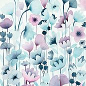 My project in Vibrant Floral Patterns with Watercolors course. Watercolor Painting project by ellestaples - 04.08.2021