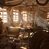 Mi Proyecto del curso: Creación de escenarios 3D desde cero en Maya. 3D project by Andres David Cataño - 04.07.2021