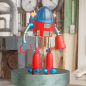 ROBOT TOY . 3D project by José antonio Brito peña - 03.14.2021