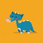 Dragonino salto. . 2D Animation project by Antonio Cuesta Cornejo - 04.11.2021
