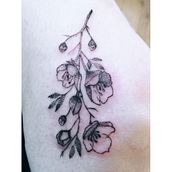 Meu projeto do curso: Tatuagem botânica com pontilhismo. Tattoo Design, and Traditional illustration project by Vi Guidugli - 04.28.2021
