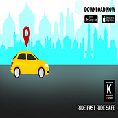 Project 1: Poster for online cab service . Design de cartaz projeto de Nauman Amin - 08.04.2021