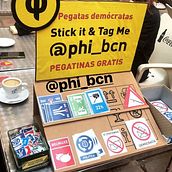 Phi_BCN Mail Art. Street Art, Fine Arts, Design, Graphic Design, Social Media Design, and Signage Design project by Jonathan S.Peña - 10.01.2017