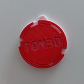 Mi Proyecto del curso: Llavero TOM3Dimpresiones. 3D, Industrial Design & Instagram project by Tomas Anton - 04.08.2021