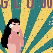 Glow with your insights 🌼. Creativit, Digital Drawing, Digital Illustration, and Editorial Illustration project by Redwan Mahmud Shuvo - 04.08.2021