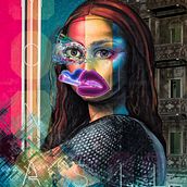 Cyberpunk Loveless City Monalisa. Motion Graphics project by Felipe Ronchi - 02.26.2021
