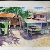 My project in Architectural Sketching with Watercolor and Ink course. Architectural Illustration project by paula_695438 - 04.08.2021