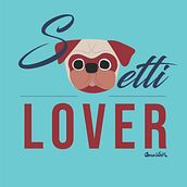 Spaghetti Lover (SPugETTI). Digital Illustration project by Barbora Werth - 04.08.2021