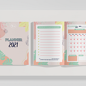 Planner 2021. Digital Design, and Graphic Design project by Katherine Ybarra - 01.01.2021