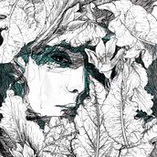 María Mandrágora: portada para el libro "El caso del cuadro robado" (2017). Artistic Drawing, Digital Drawing, and Botanical Illustration project by Bea Ortiz Wario - 07.29.2017