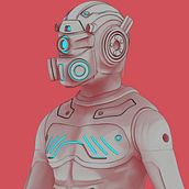 Robot . 3D proyek oleh San Lee Santiago González Hernández - 04.09.2021