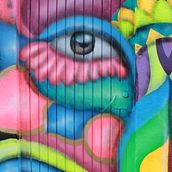Coyote guardián. Street Art, and Traditional illustration project by Piensa Arte - 04.09.2021
