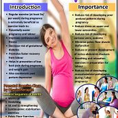 Poster Design - Prenatal Exercise For Pregnant Women Ein Projekt aus dem Bereich Digitales Design von Vimukthi Chandula - 09.04.2021
