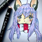 My project in Colored Marker Techniques for Manga course. 2D Animation project by kputeri - 04.09.2021