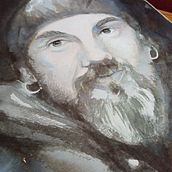 Retrato con tinta parket. Portrait Drawing & Ink Illustration project by Carolina Prieto Morera - 04.09.2021